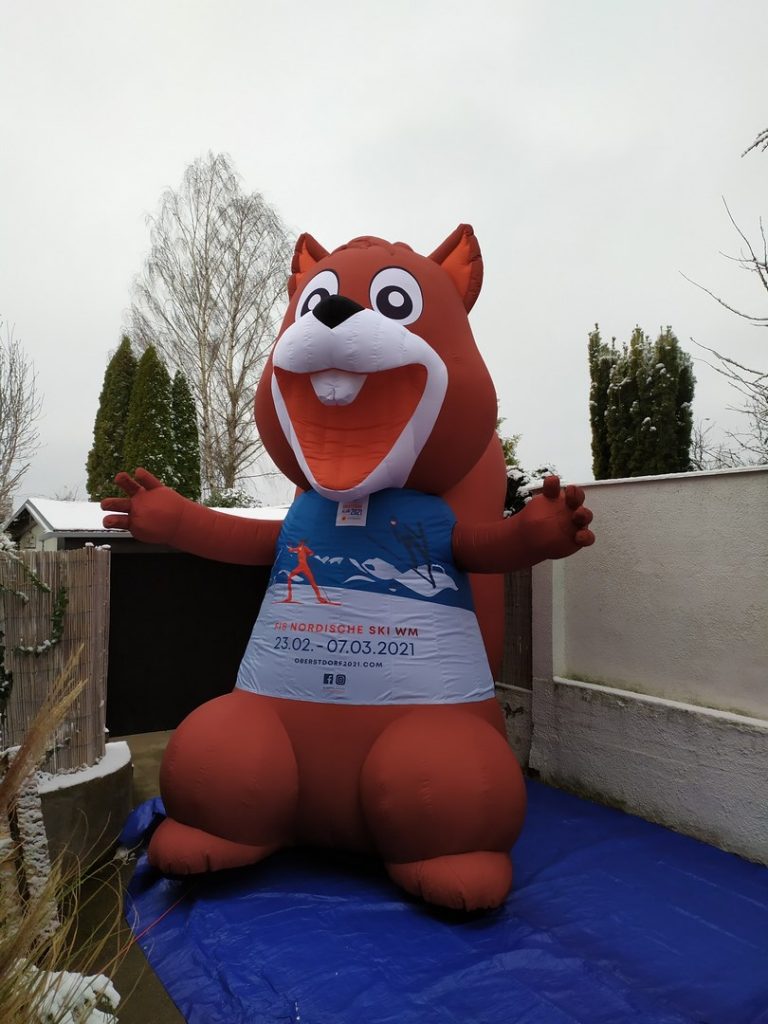 Maskottchen Nordische Ski WM Oberstorf