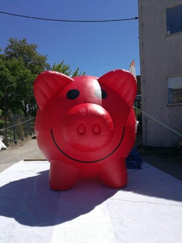 aufblasbares Schwein 3m