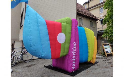 aufblasbares nashorn