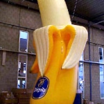 Aufblasbares Logo: Chiquita Banane