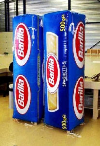 Individuelle Inflatables 35 aufblasbare Barilla Verpackung