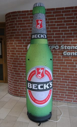 Inflatables News 6 Aufblasbare Beck´s Bier Flasche