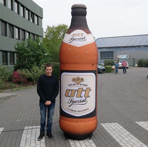 Aufblasbare Produktnachbildung