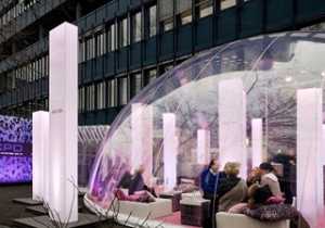 textile Bauten aufblasbar