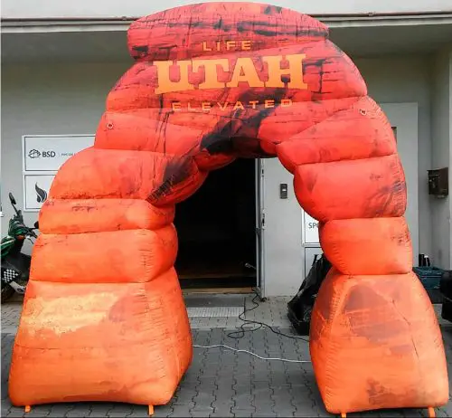 3D-Torbogen als Nachbildung des Delicate-Arch