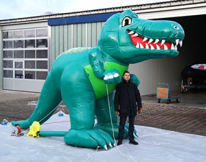 Inflatables News 3 Tyranosaurus Rex zum Aufblasen