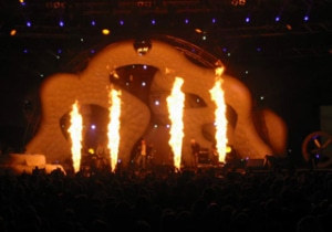 Bühnenbild The Dome aufblasbar