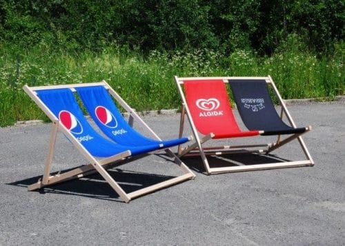 doppelter Deckchair-bedruckbar