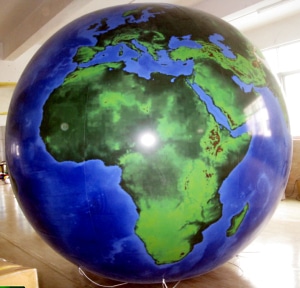 Globus zum Aufblasen