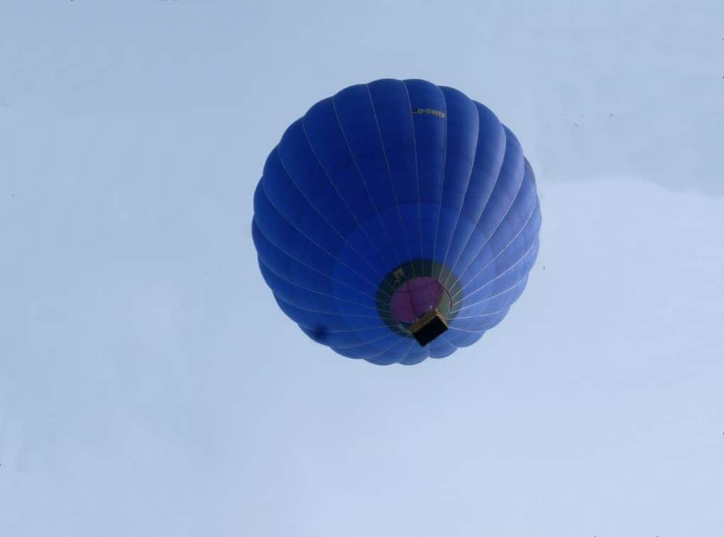 heißluftballon luftwerbung