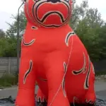 Goetze Hund als Aufblasbare Figur