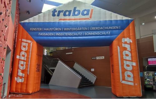 Individueller aufblasbarer Torbogen in Sonderform