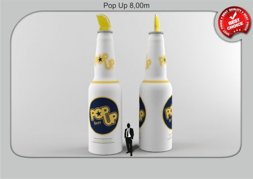 inflatable bottle 8m high