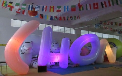 inflatable letters