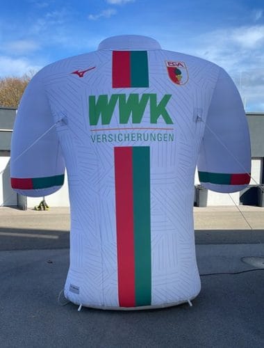 Inflatable Shirt Replica, FC Augsburg, 3m