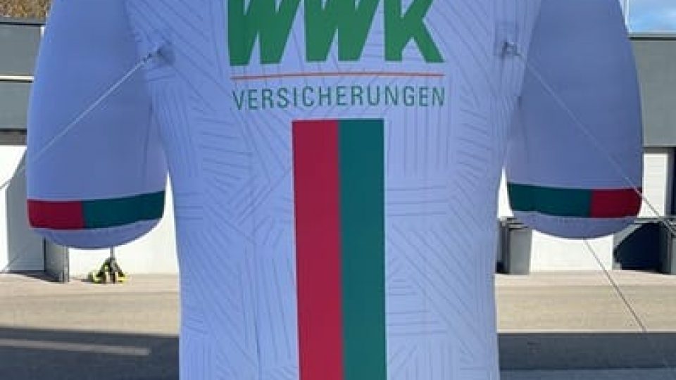 Inflatable Shirt Replica, FC Augsburg, 3m