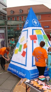 Inflatables News 5 aufblasbare klettband-pyramide