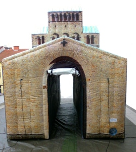 Aufblasbare Spezialobjekte 14 Gesegnete Kirche vom Papst aufblasbar