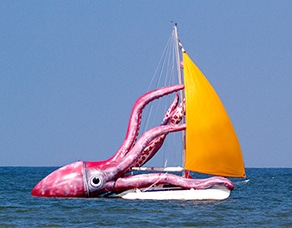 xxl Inflatable giant octopus salty