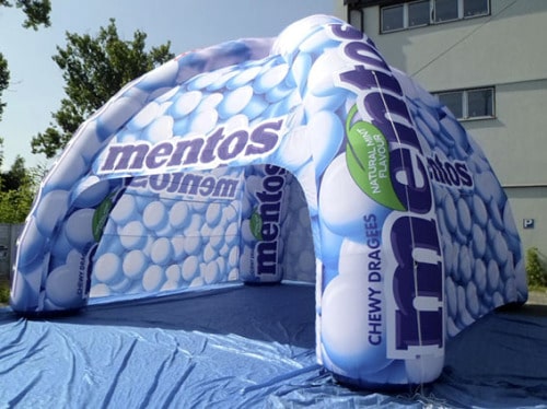 Aufblasbares Zelt von Mentos
