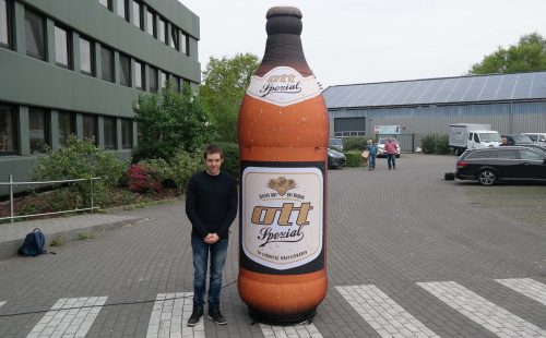 Aufblasbare Bierflasche 3,00 m