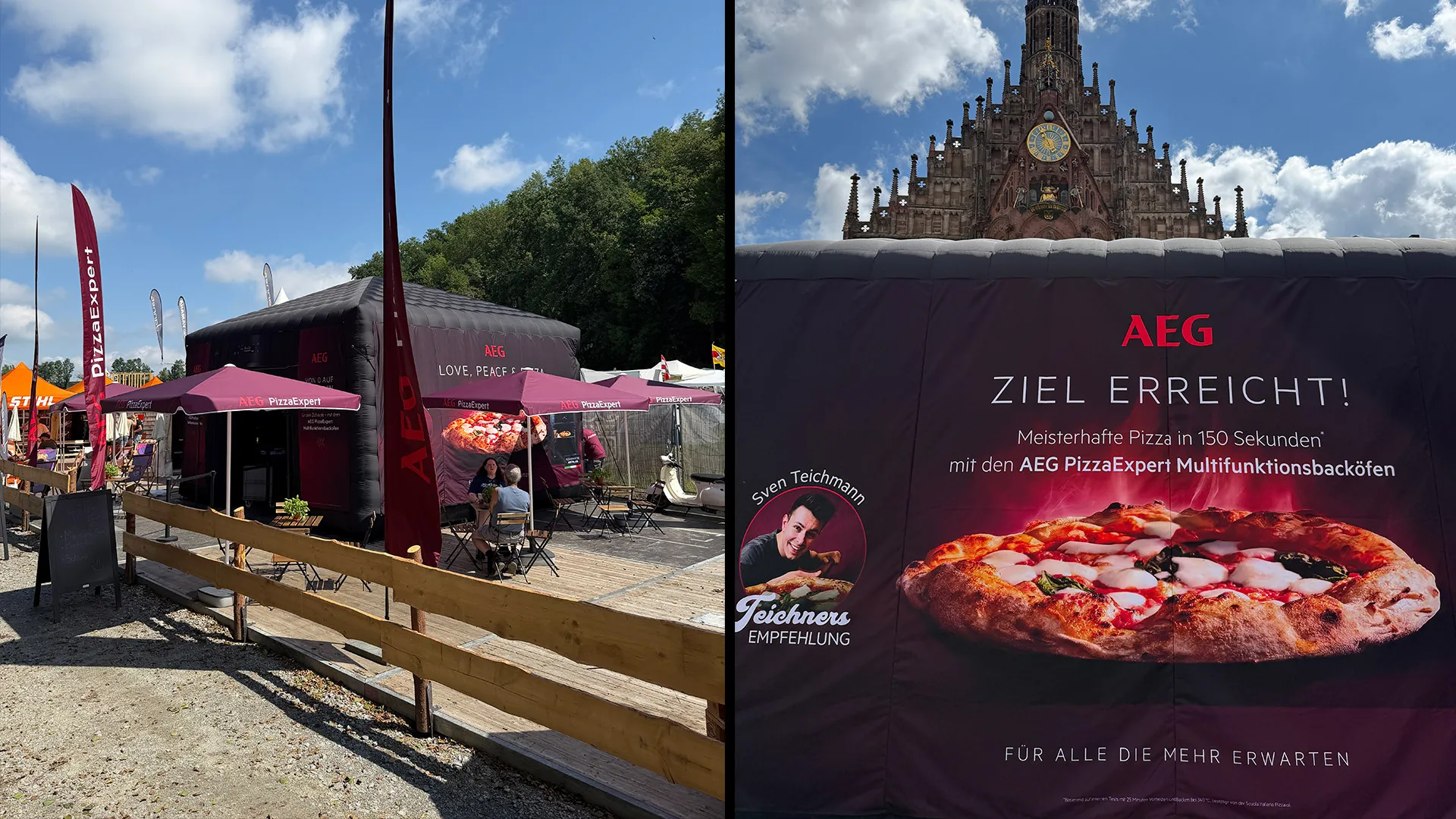 Aufblasbarer Pavillion für Promotion für Cerberus und AEG