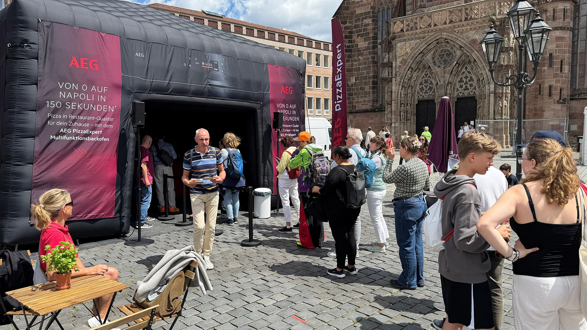 Aufblasbares Event-Zelt für Promotion von AEG