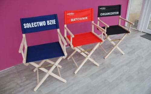 Regie Stuhl bedruckbar