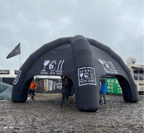 Aufblasbares Spider-Zelt Wacken 2023