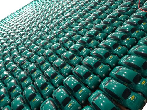 Aufblasbare Werbeartikel 18 Werbeartikel: Aufblasbare Autos (Sunnycars)