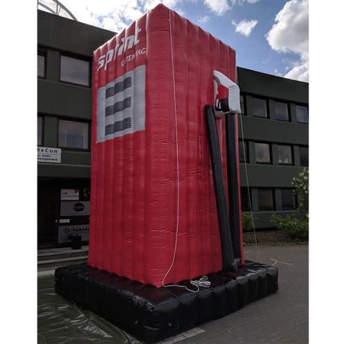 Aufblasbare Dachwerbung für Tankstellen