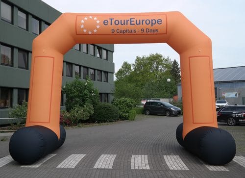 Aufblasbarer Torbogen mit Tubes