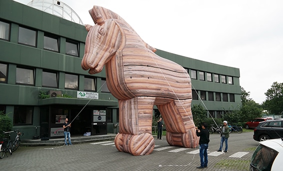 inflatable trojan horse
