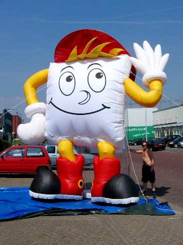 Inflatabel advertising figure