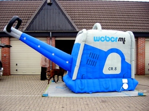 Aufblasbare Spezialobjekte 24 aufblasbare Vibrationsplatte