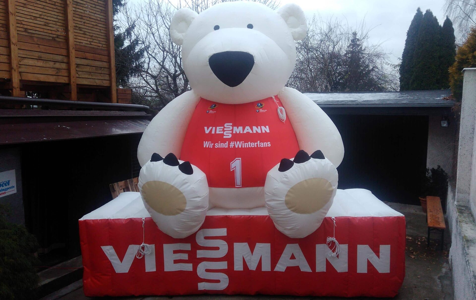 inflatable viessmann Teddy bear