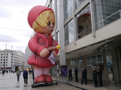 Aufblasbare Outdoor - Werbung 38 inflatable big girl 10 m